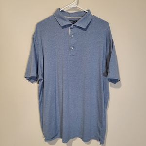 Fish Hippie Polo Shirt Size Large